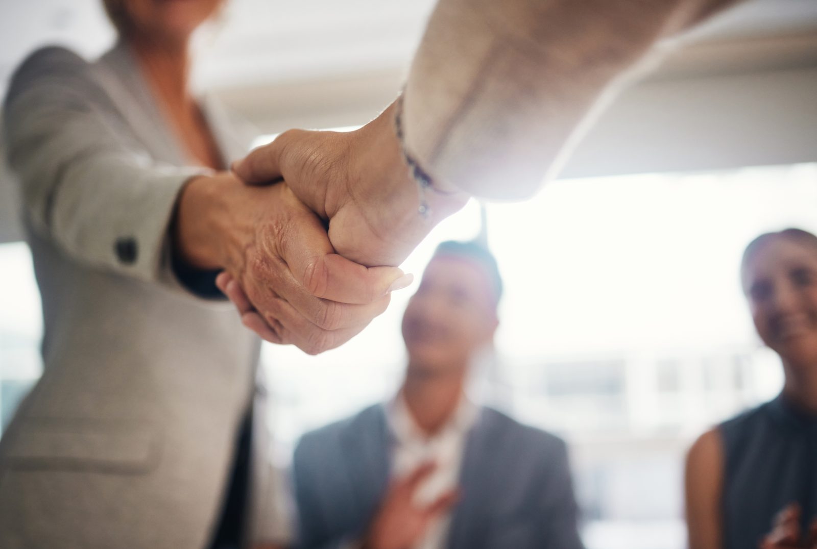 Partnership handshake